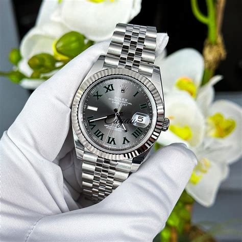 rolex wimbledon on wrist|rolex datejust wimbledon pics.